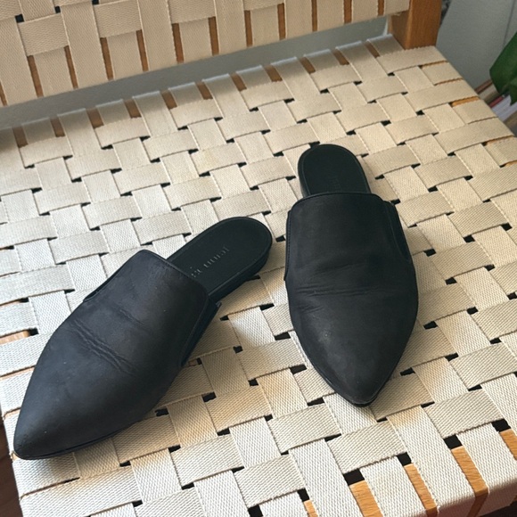 Jenni Kayne Black Leather Mules Women’s size 6 - Picture 6 of 6